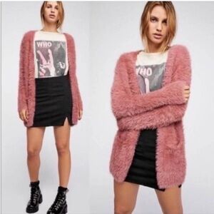 Free People | Faux Fur | cardigan | M